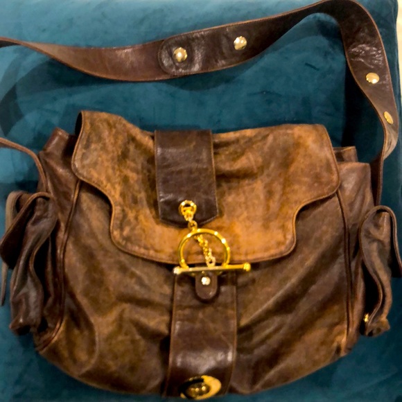 Vintage Marni hobo in brown leather - Picture 1 of 4